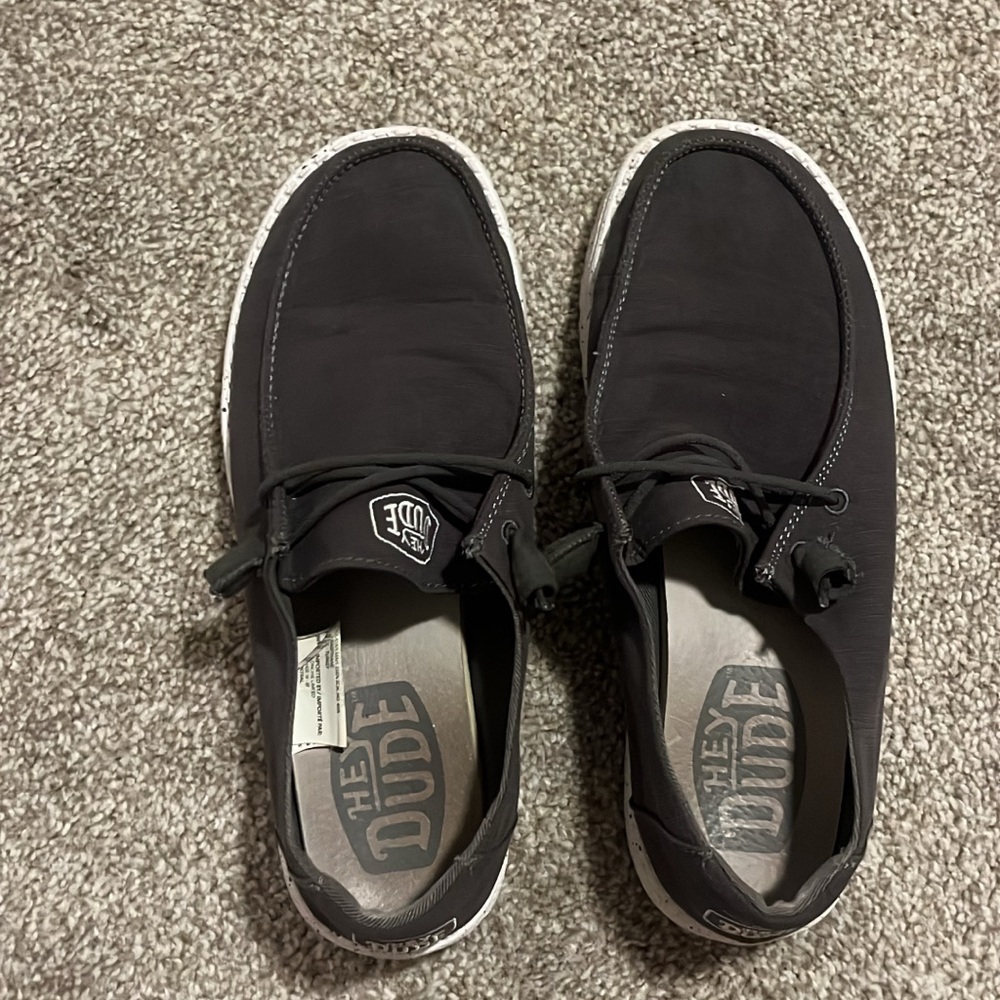 Hey Dude Black Casual Slip-On Loafers